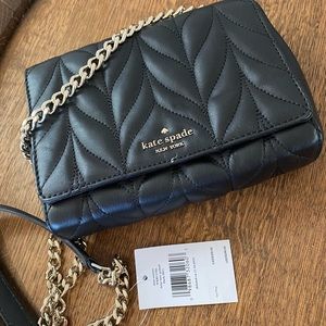 Kate Spade Briar Lane Quilted Black Crossbody Bag